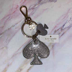 Kate Spade Glitter Spade Keychain